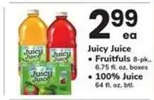 Safeway Juicy Juice offer