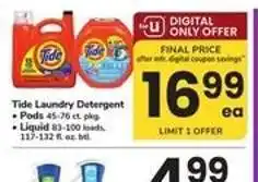Safeway Tide Laundry Detergent offer
