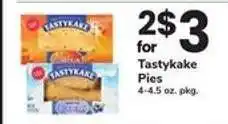 Safeway Tastykake Pies offer