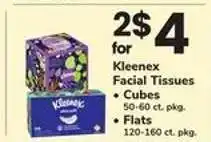Safeway Kleenex Facial Tissues offer