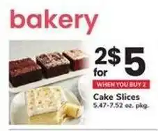 Safeway Cake Slices offer