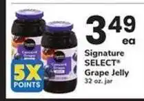Safeway Signature SELECT Grape Jelly offer