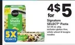 Safeway Signature Select Pasta offer