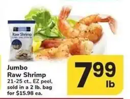 Safeway Jumbo Raw Shrimp offer