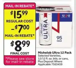 Stop&Shop Michelob Ultra 12 Pack offer