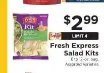 ShopRite Fresh Express Salad Kits offer