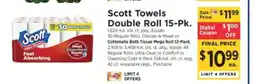 ShopRite Scott Towels Double Roll 15-Pk offer