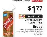 ShopRite Sara Lee Bread offer