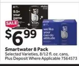 Stop&Shop Smartwater 8 Pack offer