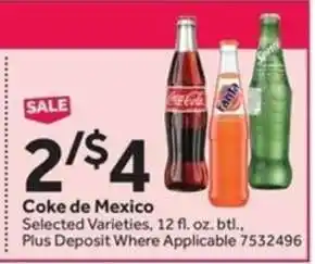 Stop&Shop Coke de Mexico offer