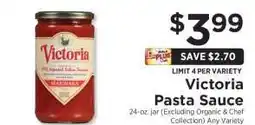 ShopRite Victoria Pasta Sauce offer