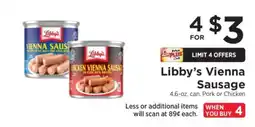 ShopRite Libby's Vienna Sausage offer