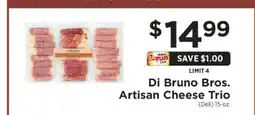 ShopRite Di Bruno Bros. Artisan Cheese Trio offer