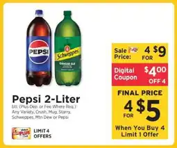 ShopRite Pepsi 2-Liter offer