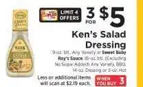 ShopRite Ken's Salad Dressing offer