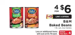 ShopRite B & M Baked Beans offer