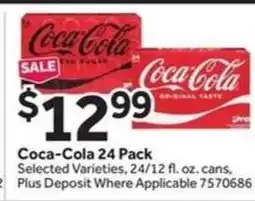 Stop&Shop Coca-Cola 24 Pack offer