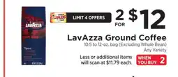 ShopRite LavAzza Ground Coffee offer