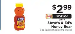 ShopRite Steve's & Ed's Honey Bear offer