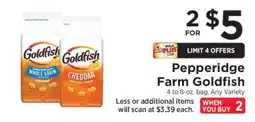 ShopRite Pepperidge Farm Goldfish offer