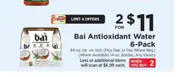 ShopRite bai Antioxidant Water 6-Pack offer