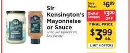 ShopRite Sir Kensington's Mayonnaise or Sauce offer