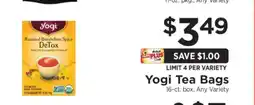 ShopRite Yogi Tea Bags offer