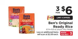 ShopRite Ben's Original Ready Rice offer