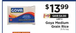 ShopRite Goya Medium Grain Rice offer