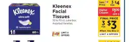 ShopRite Kleenex Facial Tissues offer