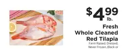 ShopRite Fresh Whole Cleaned Red Tilapia offer