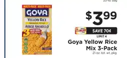ShopRite Goya Yellow Rice Mix 3-Pack offer