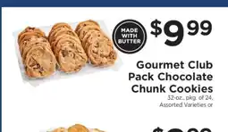 ShopRite Gourmet Club Pack Chocolate Chunk Cookies offer