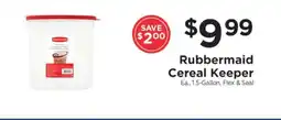 ShopRite Rubbermaid Cereal Keeper offer
