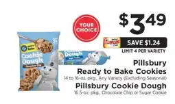 ShopRite Pillsbury Ready to Bake Cookies offer