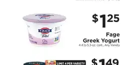 ShopRite Fage Greek Yogurt offer