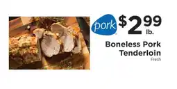 ShopRite Boneless Pork Tenderloin offer