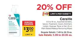 ShopRite CeraVé offer