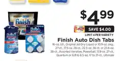 ShopRite Finish Auto Dish Tabs offer