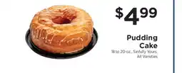 ShopRite Pudding Cake offer