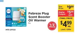 ShopRite Febreze Plug Scent Booster Oil Warmer offer