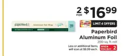 ShopRite Paperbird Aluminum Foil offer