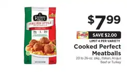 ShopRite Cooked Perfect Meatballs offer