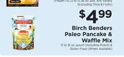 ShopRite Birch Benders Paleo Pancake & Waffle Mix offer