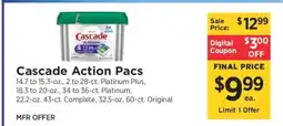 ShopRite Cascade Action Pacs offer
