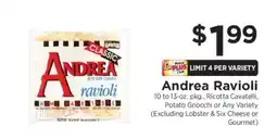 ShopRite Andrea Ravioli offer