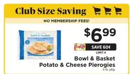 ShopRite Bowl & Basket Potato & Cheese Pierogies offer