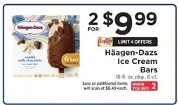 ShopRite Häagen-Dazs Ice Cream Bars offer