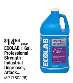 The Home Depot ECOLAB 1 Gal. Professional Strength Industrial Degreaser, Attacks Grease, Buildup and Stains offer