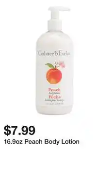 TJ Maxx 16.9oz Peach Body Lotion offer